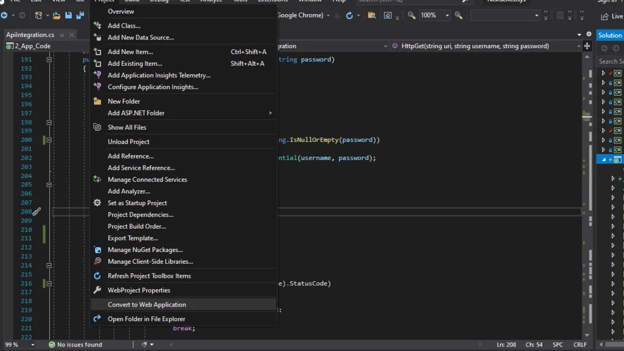 Conversion of Website to a Web Application in ASP.NET