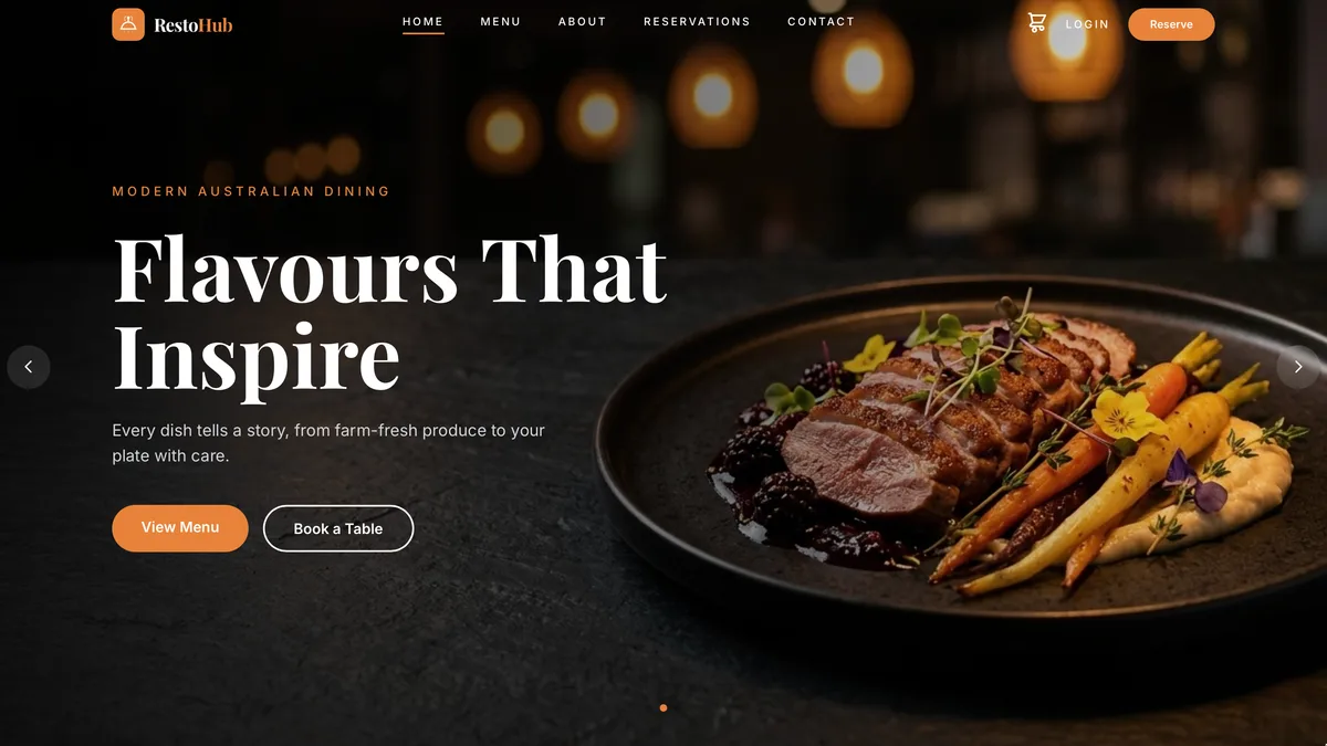 Restaurant Ordering Platform screenshot 2